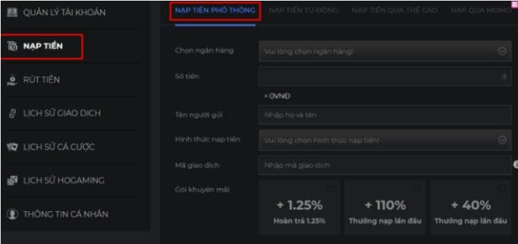nạp tiền ko66